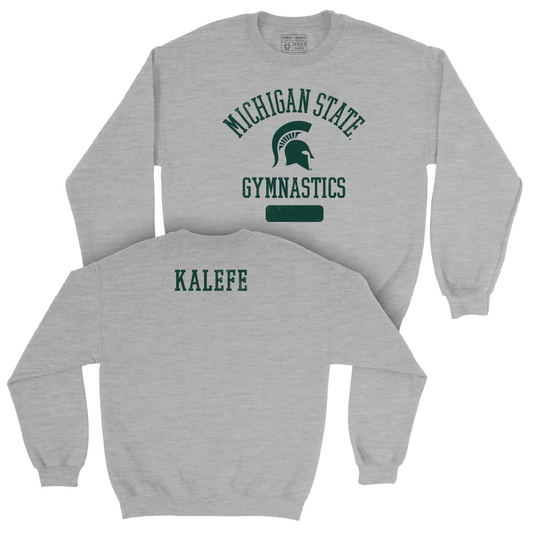 MSU Women's Gymnastics Sport Grey Varsity Crew  - Giana Kalefe