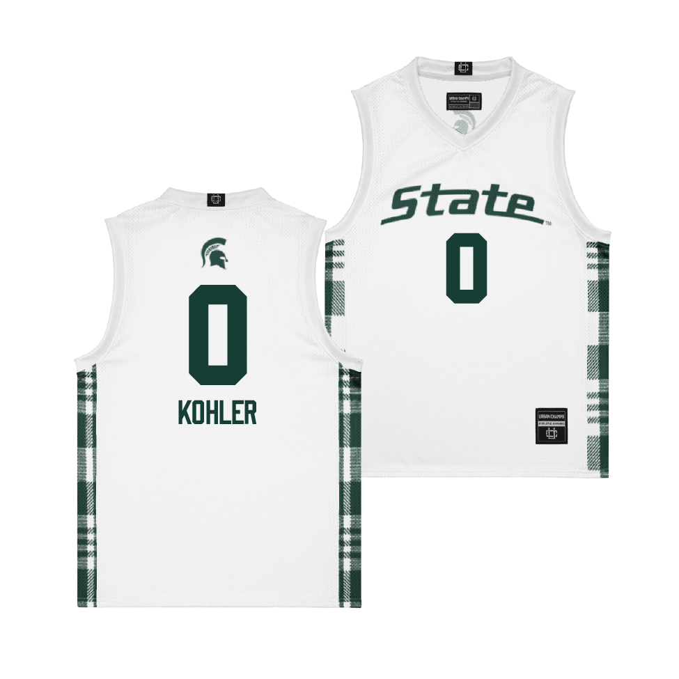 EXCLUSIVE: MSU Winter Edition Basketball Jersey - Jaxon Kohler