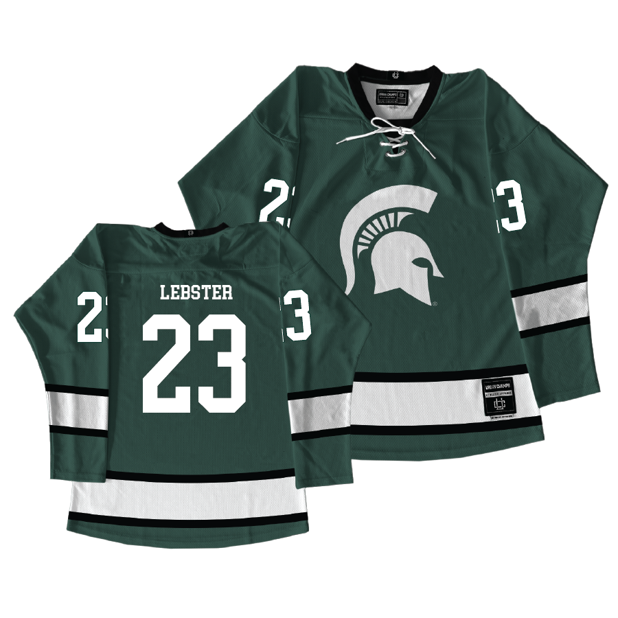 Michigan State Men's Ice Hockey Green Jersey  - Reed Lebster