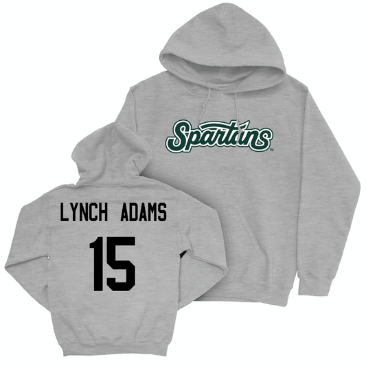 Sport Grey Football Script Hoodie  - Kay’Ron Lynch Adams