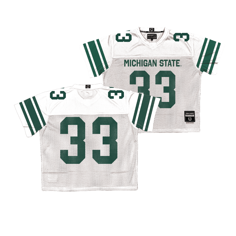 Michigan State Throwback Football Jersey  - Jaxon McCaig