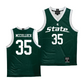 Green Men's Basketball Michigan State Jersey  - Jesse McCulloch