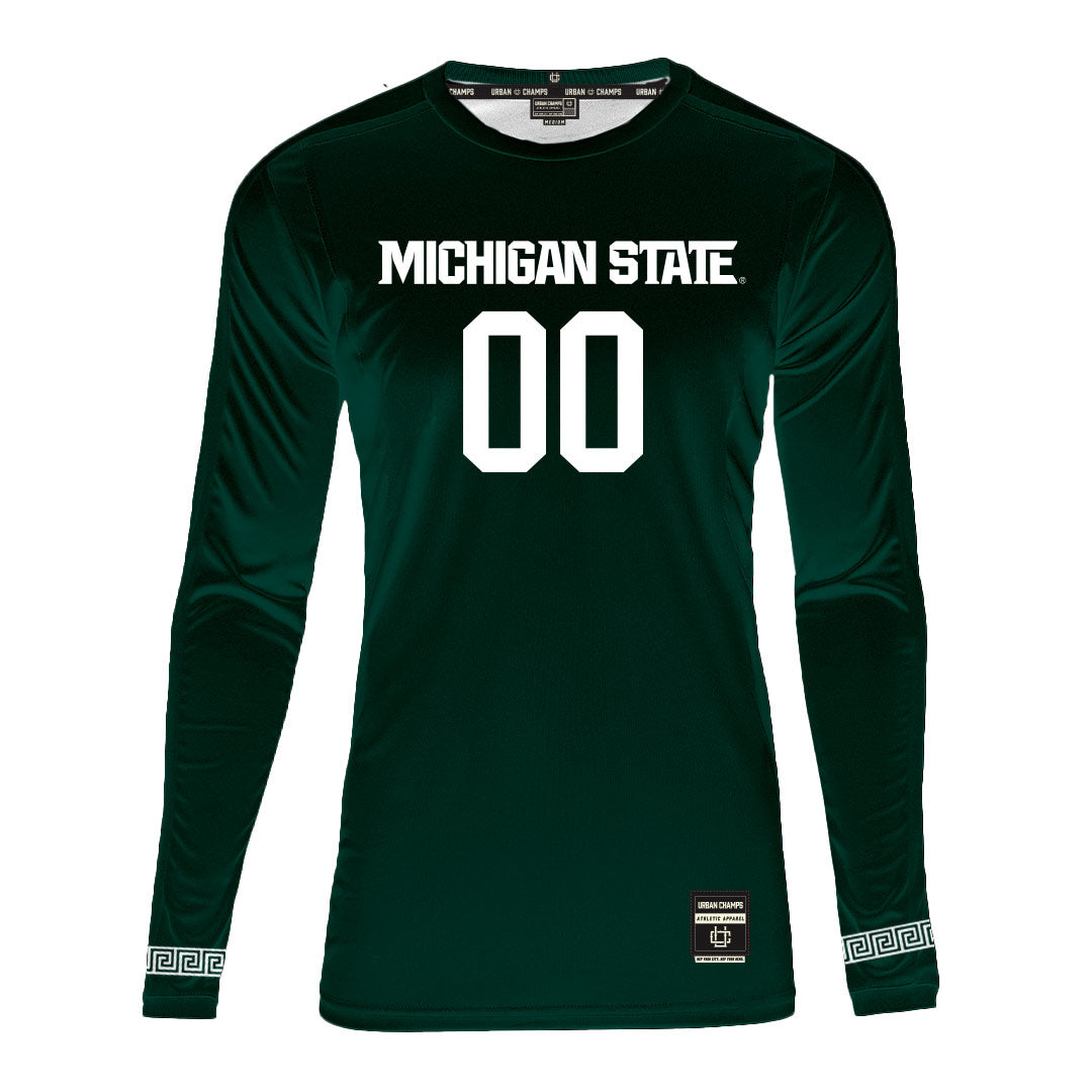 Green MSU Women's Volleyball Jersey  - Mya Bolton