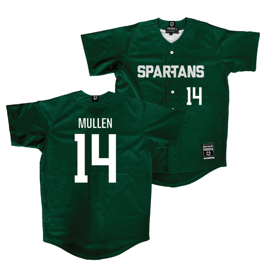 Michigan State Softball Green Jersey  - Ava Mullen