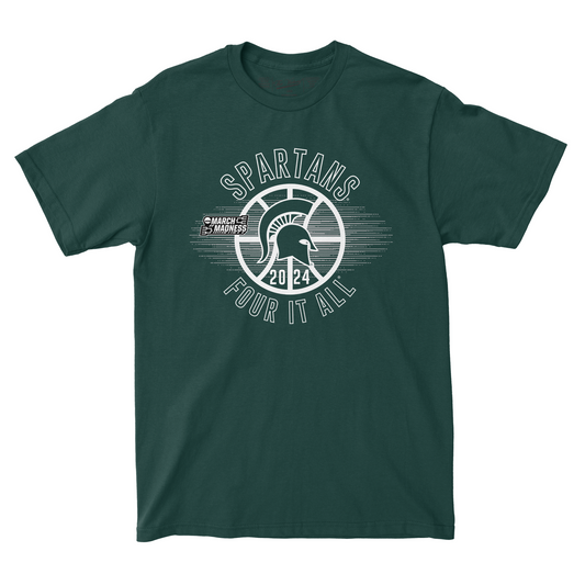 Michigan State WBB Four it all T-shirt by Retro Brand