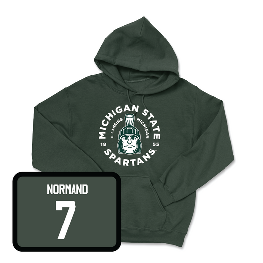 Green Men's Basketball East Lansing Hoodie  - Gehrig Normand