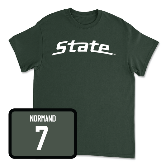 Green Men's Basketball State Tee  - Gehrig Normand