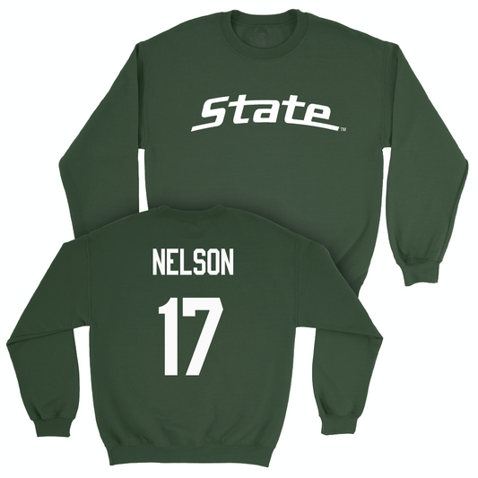 Green Men's Ice Hockey State Crew   - Kaden Nelson