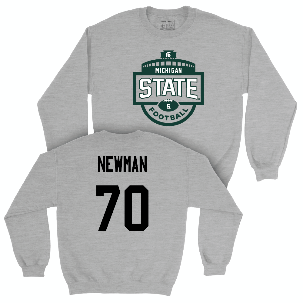 Sport Grey Football Stadium Crewneck  - Luke Newman