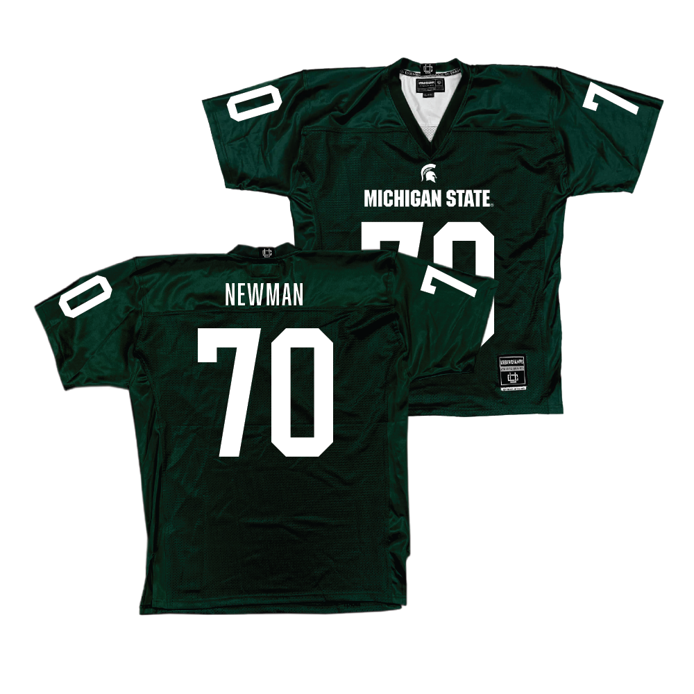 Green MSU Football Jersey  - Luke Newman