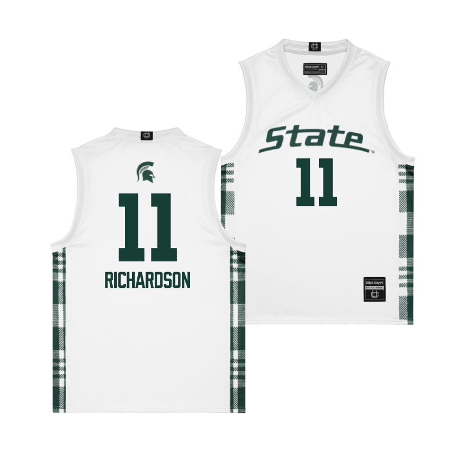 EXCLUSIVE: MSU Winter Edition Basketball Jersey  - Jase Richardson