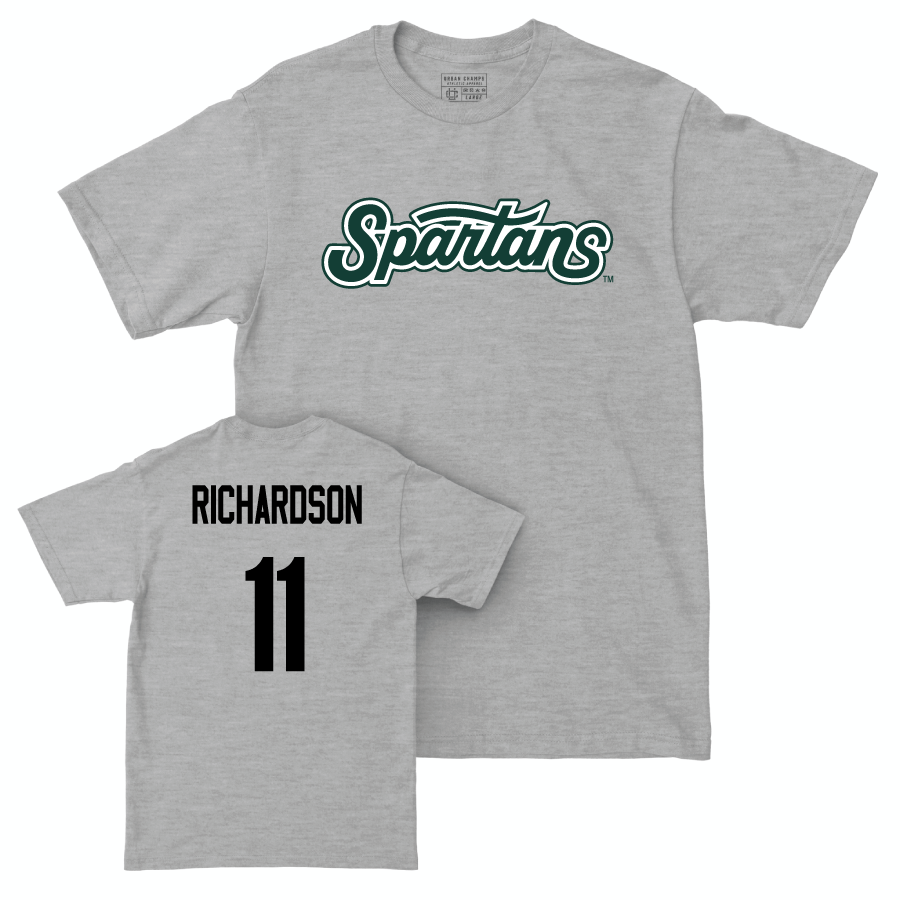 Sport Grey Men's Basketball Script Tee   - Jase Richardson