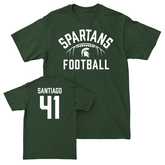 MSU Football Green Stadium Tee  - David Santiago