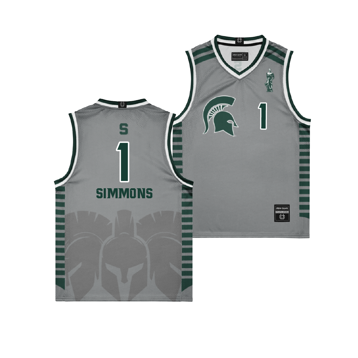 Michigan State Womens Basketball 2025 Campus Edition Jersey - Jaddan Simmons