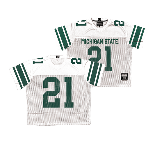 Michigan State Throwback Football Jersey - Dillon Tatum | #21