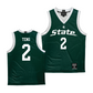 Green Men's Basketball Michigan State Jersey  - Kur Teng