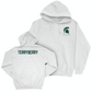 MSU Men's Track & Field White Logo Hoodie  - Dylan Terryberry
