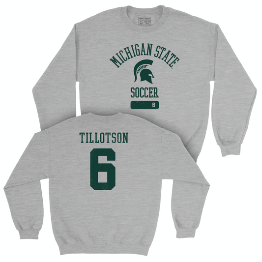 MSU Women's Soccer Sport Grey Varsity Crew  - Remini Tillotson
