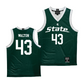 Green Men's Basketball Michigan State Jersey   - Colin Walton