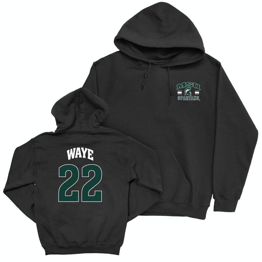 MSU Women's Volleyball Black Victory Hoodie  - Carmen Waye