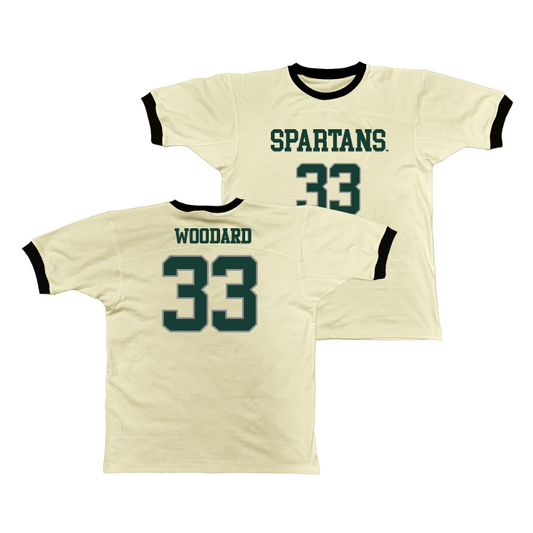 MSU Retro Ringer Tee - Juliann Woodard