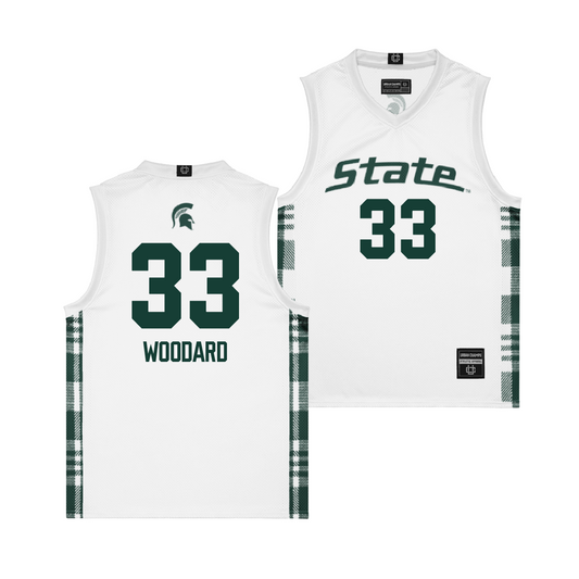 EXCLUSIVE: MSU Winter Edition Basketball Jersey  - Juliann Woodard