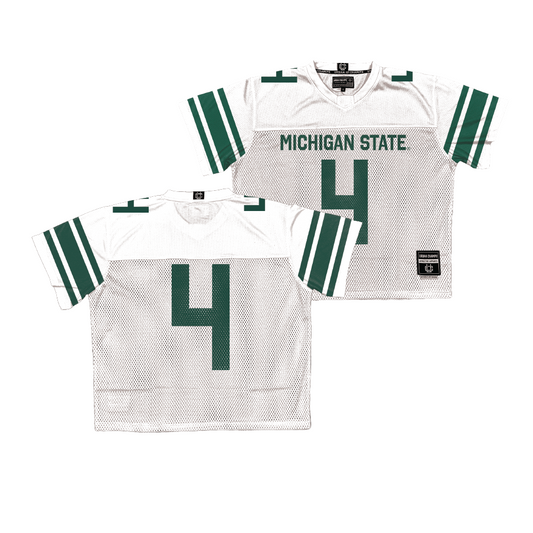 Michigan State Throwback Football Jersey  - Edward Woods