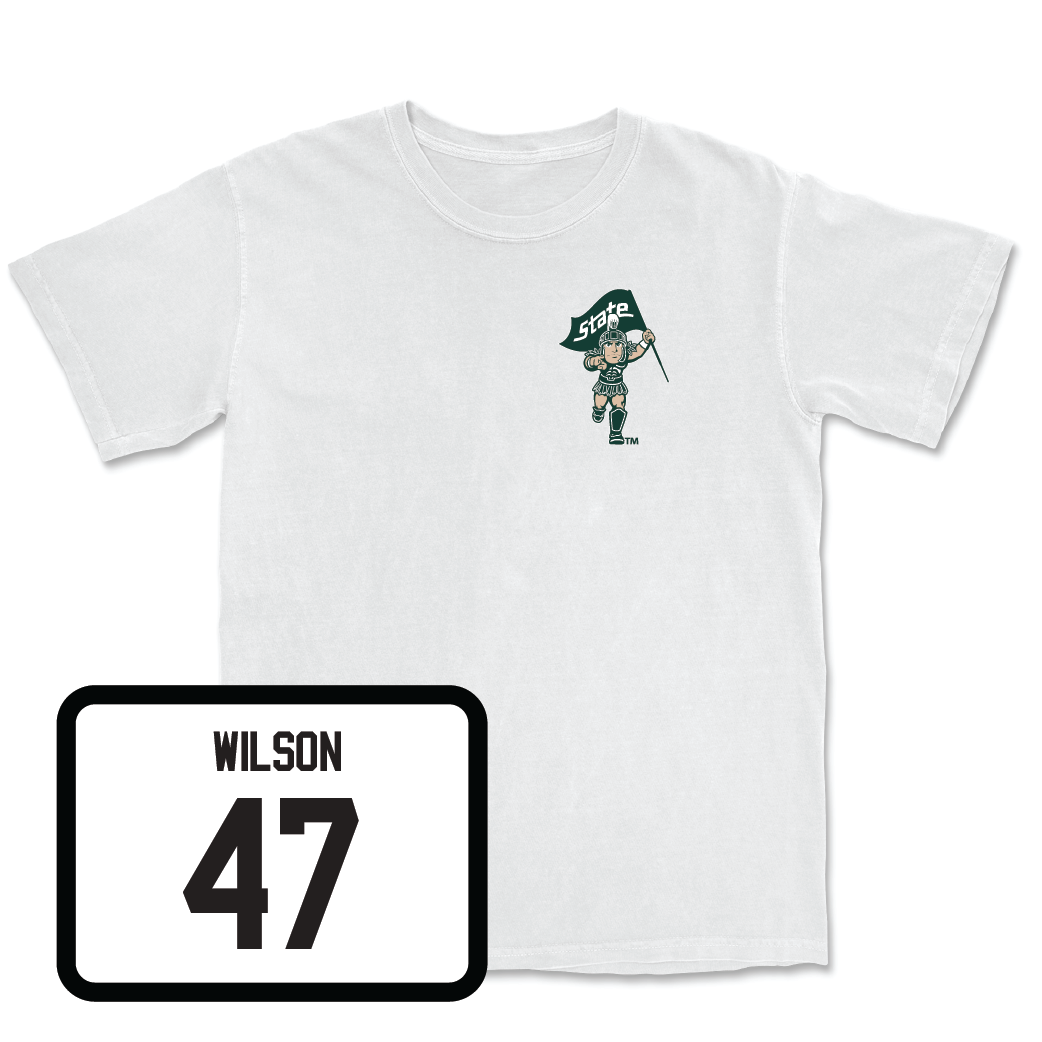 Football White Sparty Comfort Colors Tee - Jax Wilson