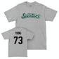 Sport Grey Football Script Tee  - Rustin Young