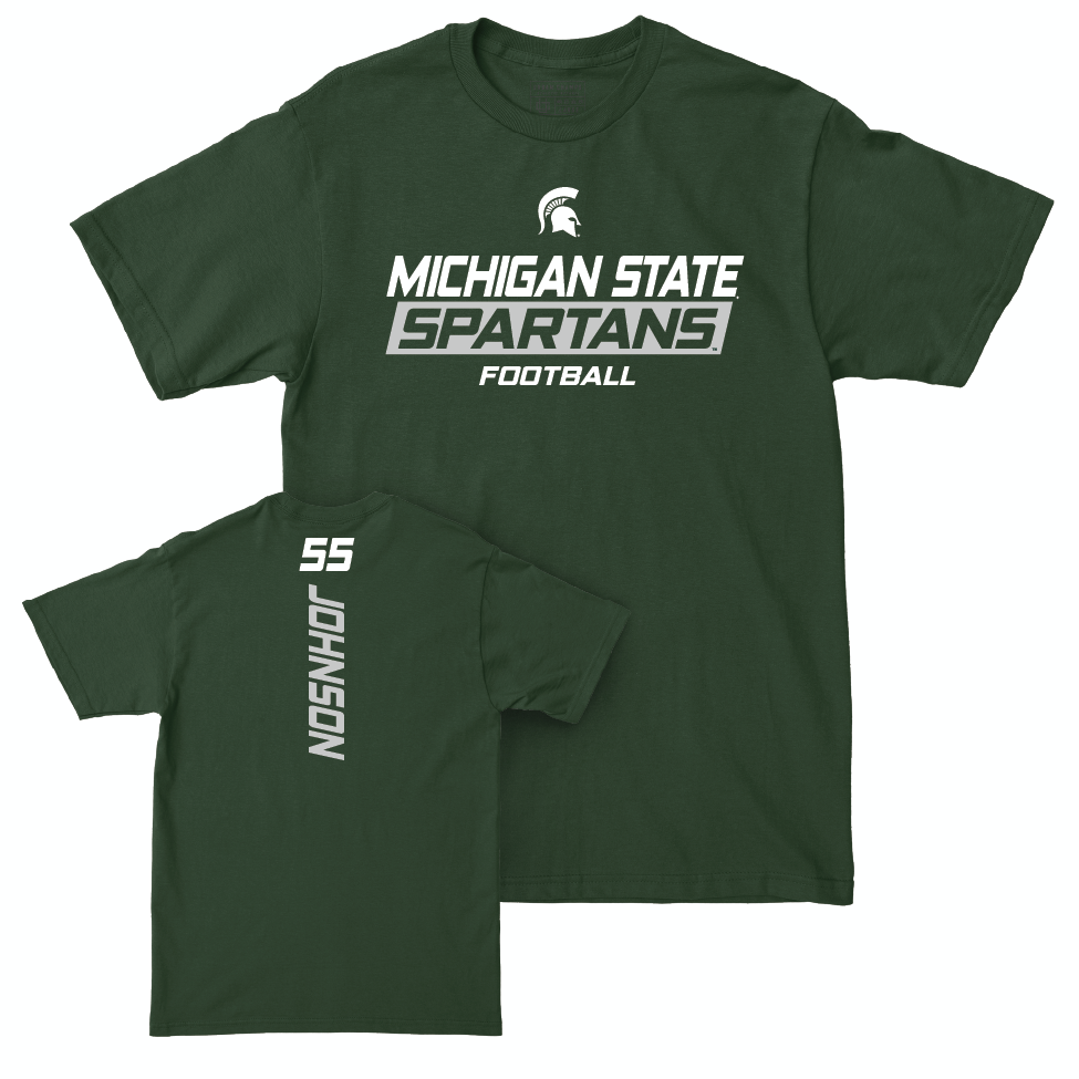 MSU Football Green Rush Tee  - Rakeem Johnson