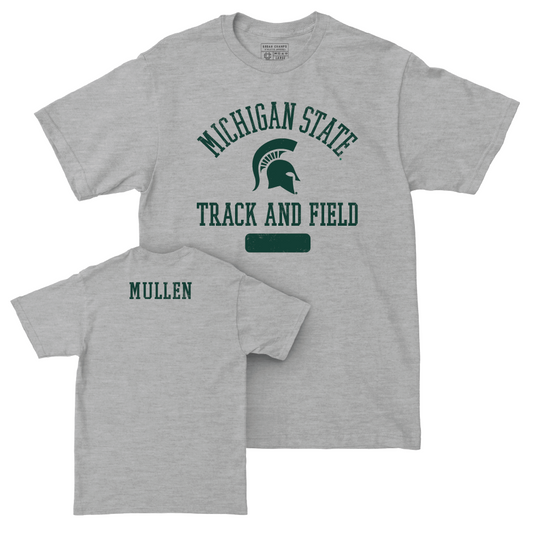 MSU Men's Track & Field Sport Grey Varsity Tee  - Sean Mullen