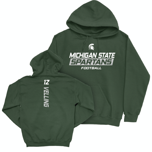 MSU Football Green Rush Hoodie  - Jack Velling