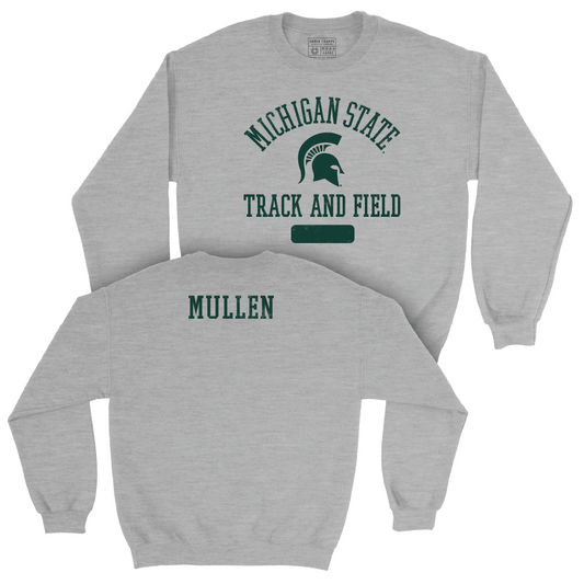 MSU Men's Track & Field Sport Grey Varsity Crew  - Sean Mullen