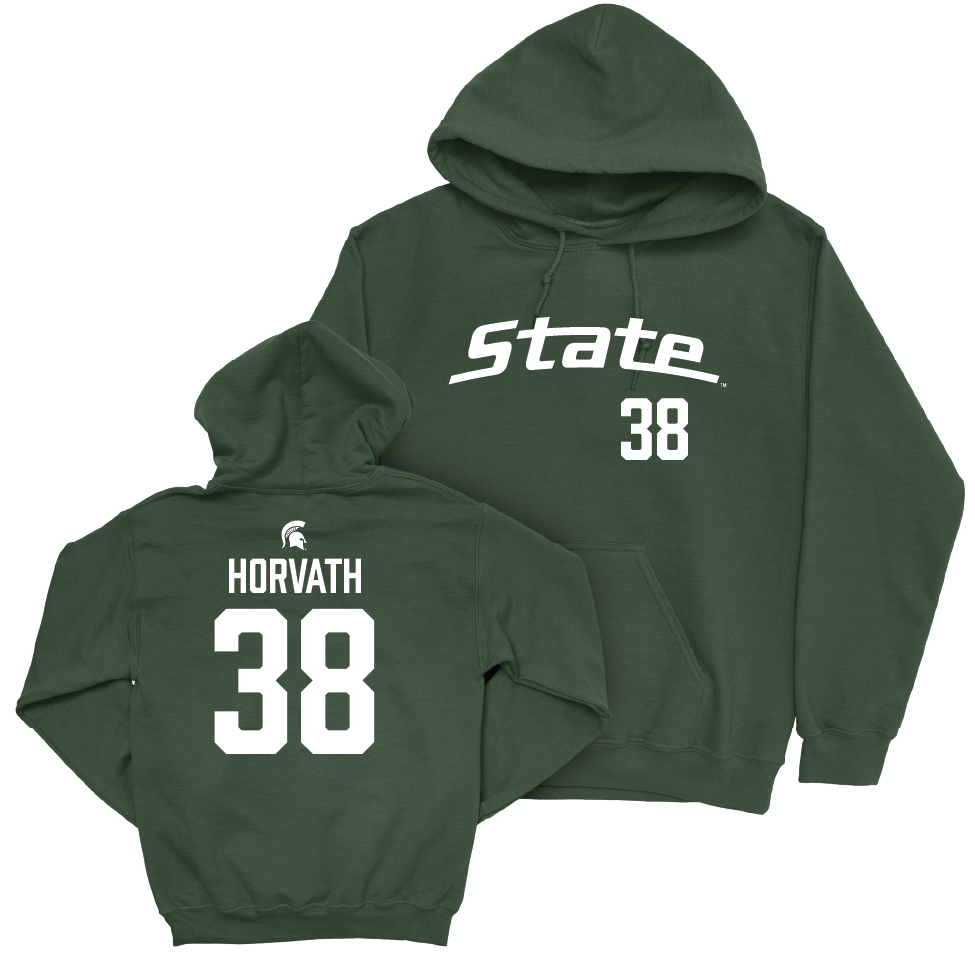 MSU Baseball Green Sideline Hoodie  - Tyler Horvath