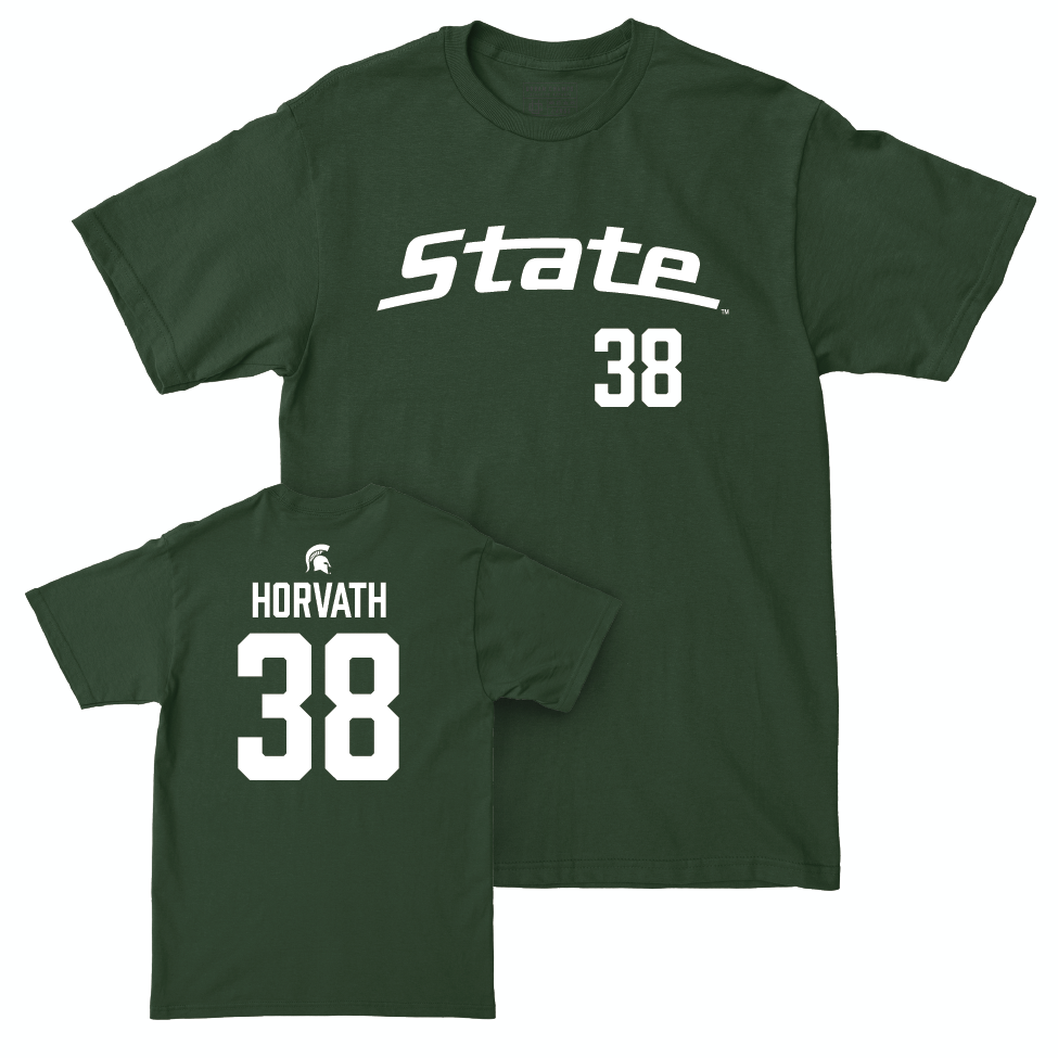 MSU Baseball Green Sideline Tee  - Tyler Horvath