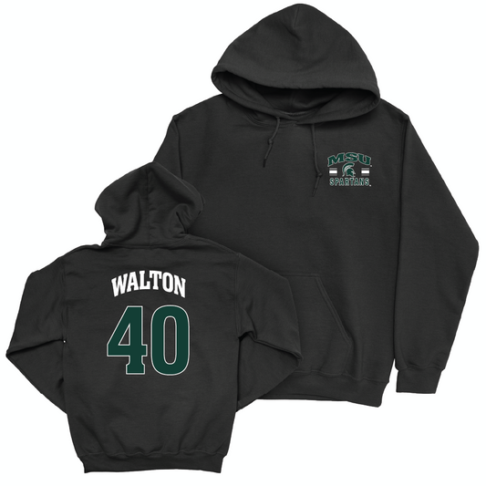 MSU Men's Basketball Black Victory Hoodie  - Brennan Walton