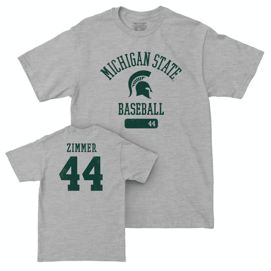 MSU Baseball Sport Grey Varsity Tee  - Ryan Zimmer