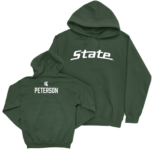 MSU Women's Rowing Green Sideline Hoodie  - Taylor Peterson