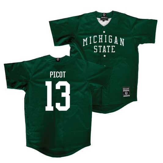 Michigan State Baseball Green Jersey    - Parker Picot