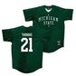 Michigan State Baseball Green Jersey    - Khamaree Thomas