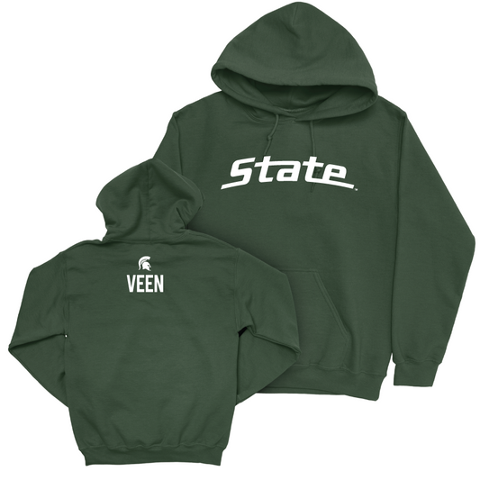 MSU Women's Track & Field Green Sideline Hoodie  - Makenna Veen