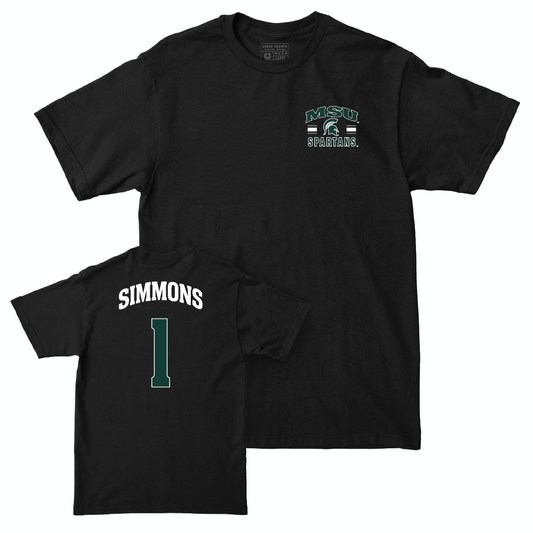 MSU Women's Basketball Black Victory Tee  - Jaddan Simmons