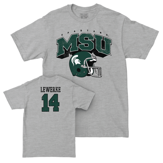 MSU Football Sport Grey Kickoff Tee  - Brian Lewerke